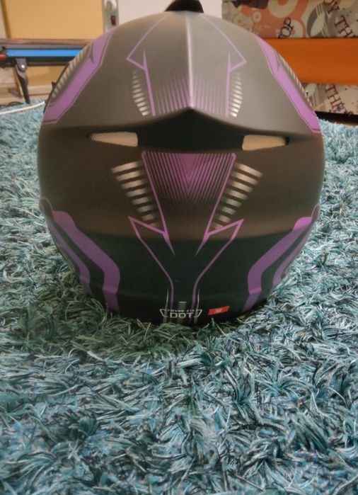 Мото кроссовый шлем