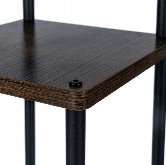 NOWY KWIETNIK STOJĄCY Stojak na Kwiaty Rośliny Regał Metal Drewno Loft