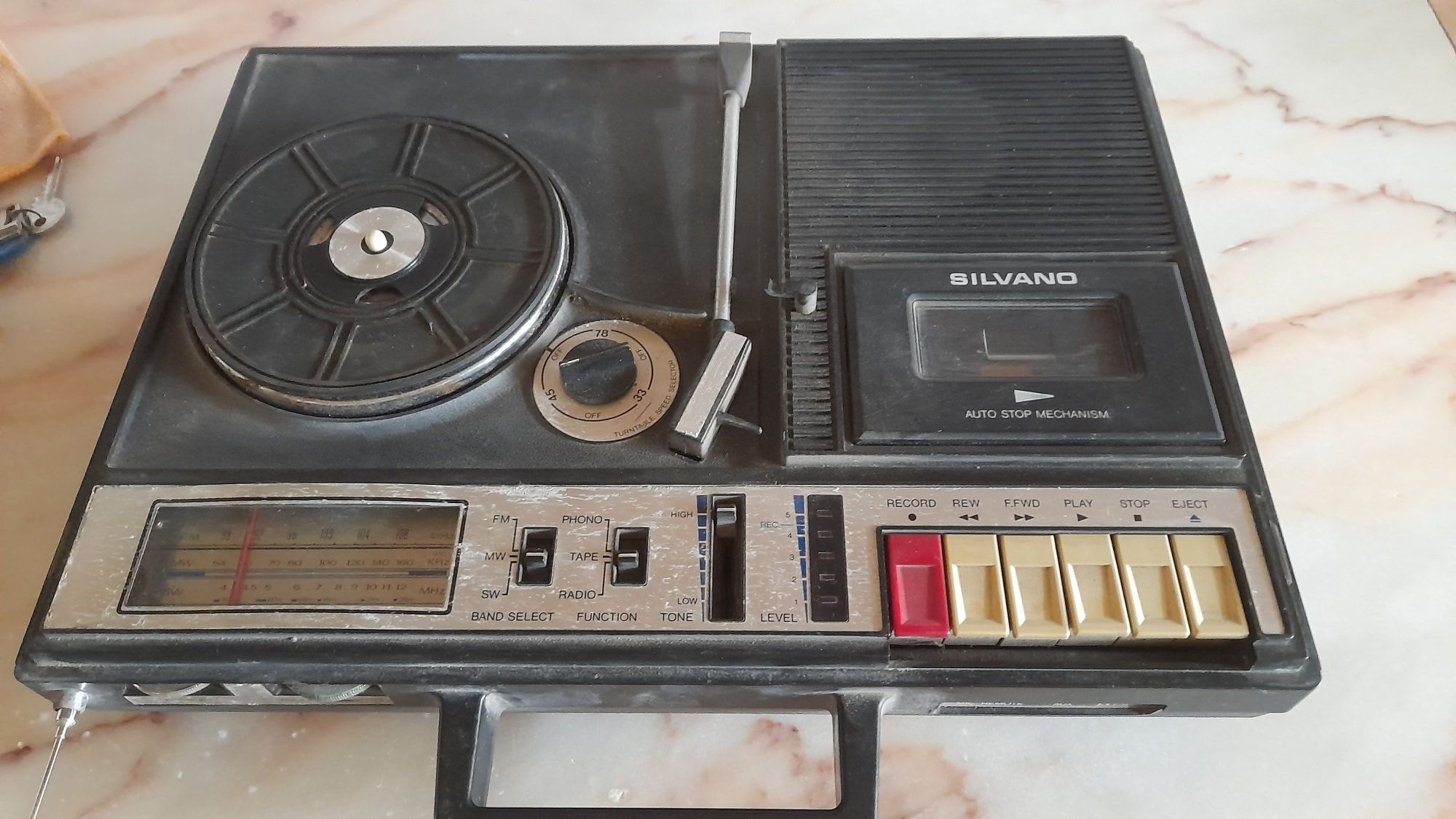 Mala vintage SILVANO Mark II - Gira-discos mala leitor... PEÇAS