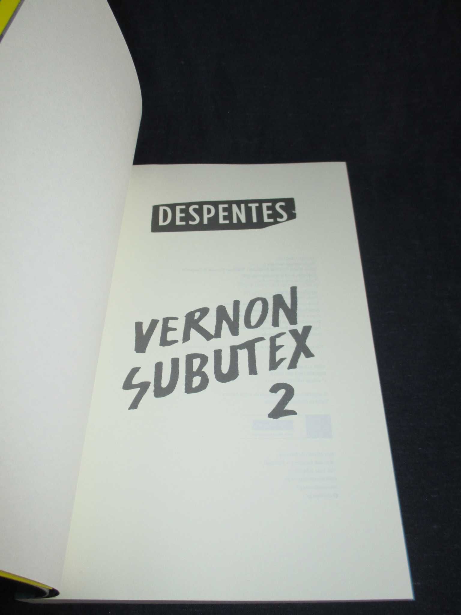 Livro Vernon Subutex Virginie Despentes 2 Volumes