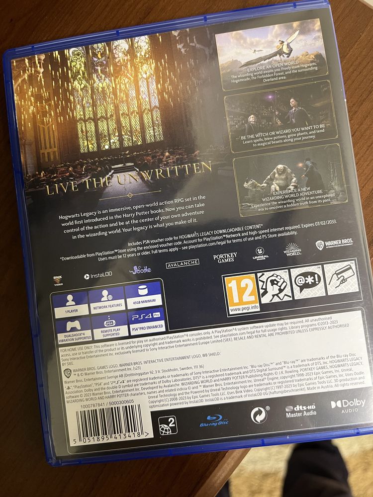 Гра Hogwarts Legacy на ps 4