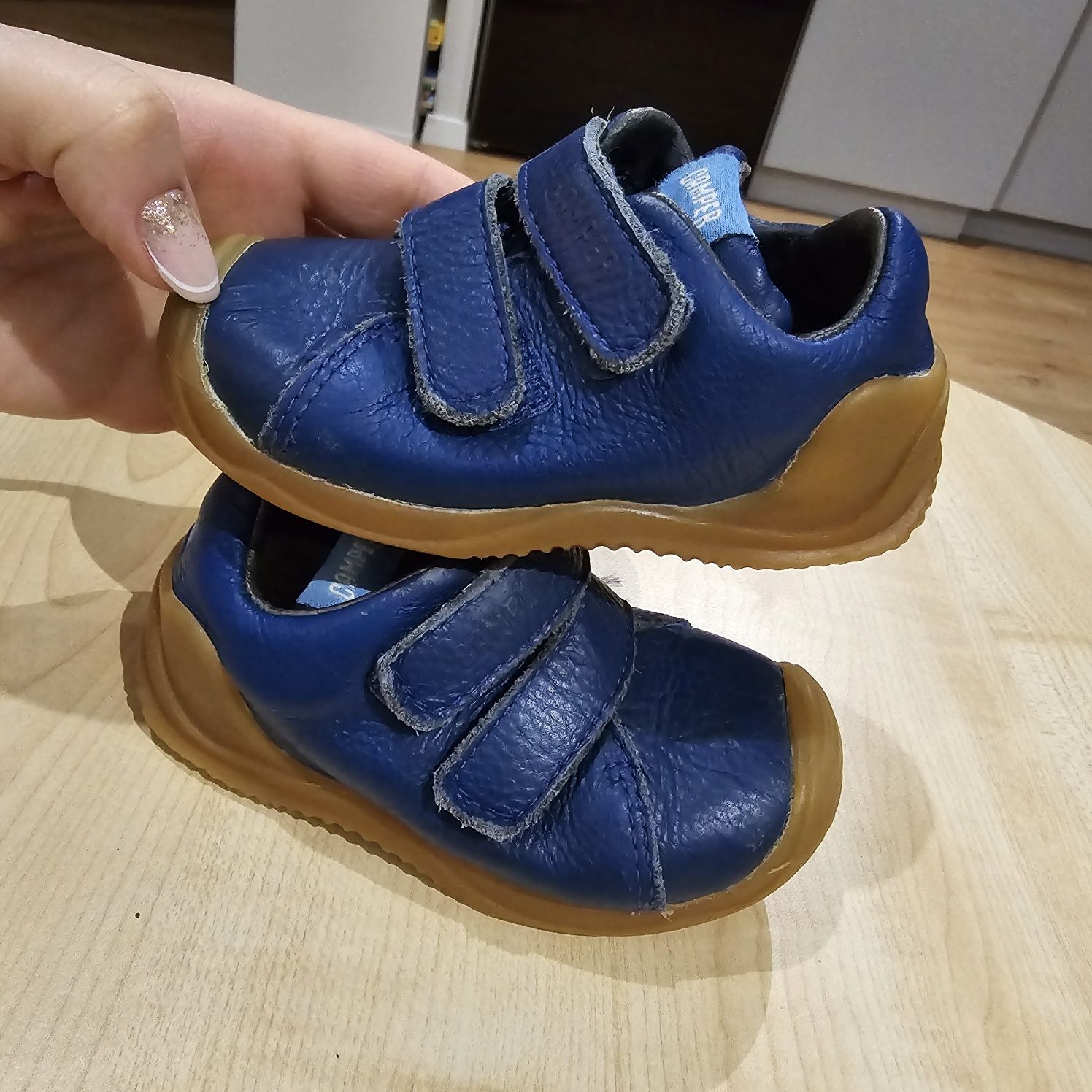 Buty rzepy camper 21 mrugała emel skóra naturalna