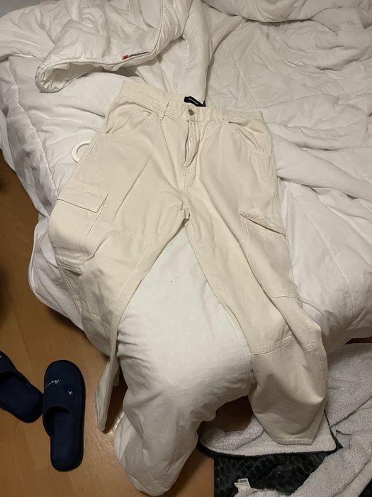 4 pares de calças de ganga baggy