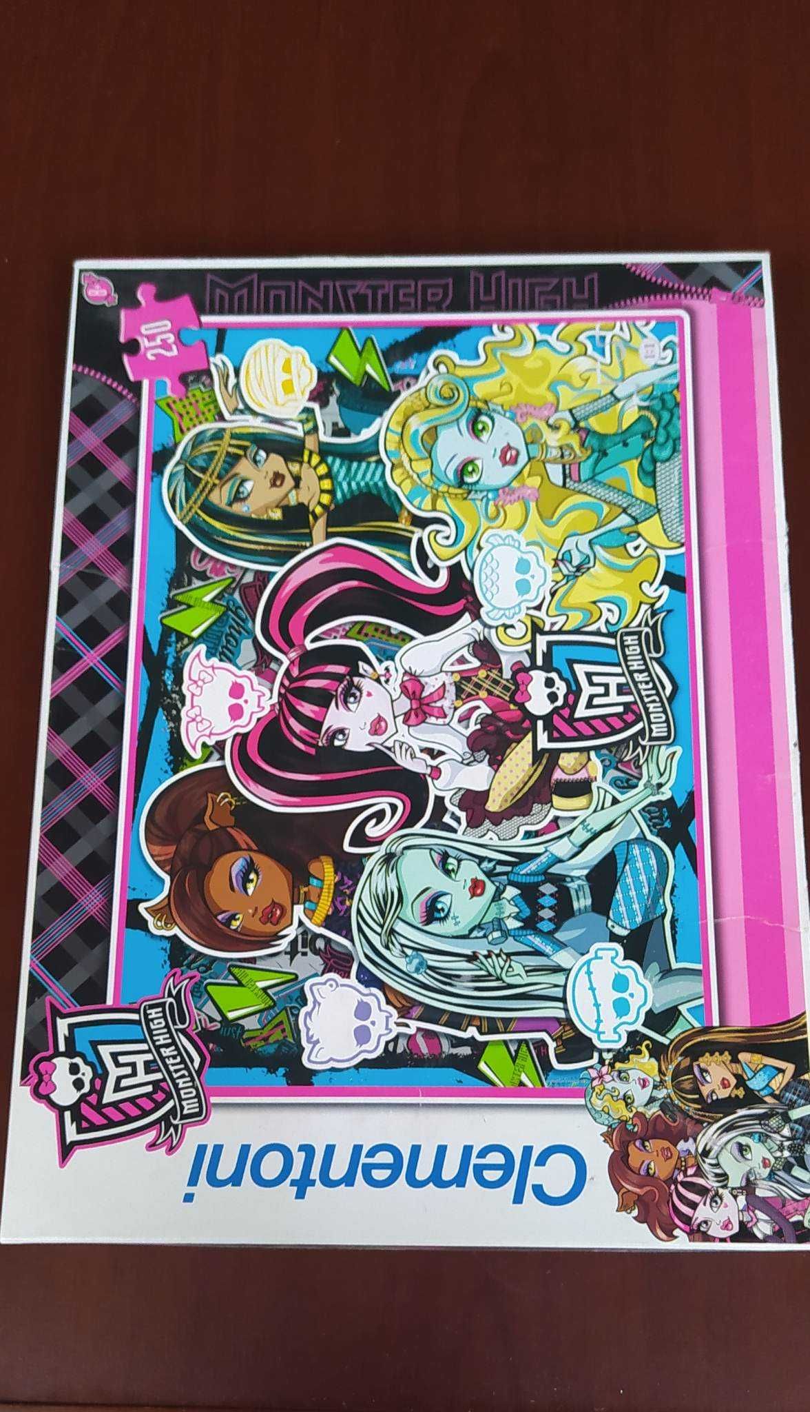 Puzzle Monster High. 100 elementów. ZESTAW, gratisy