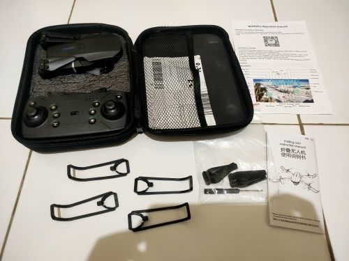 Drone com bag e acessórios