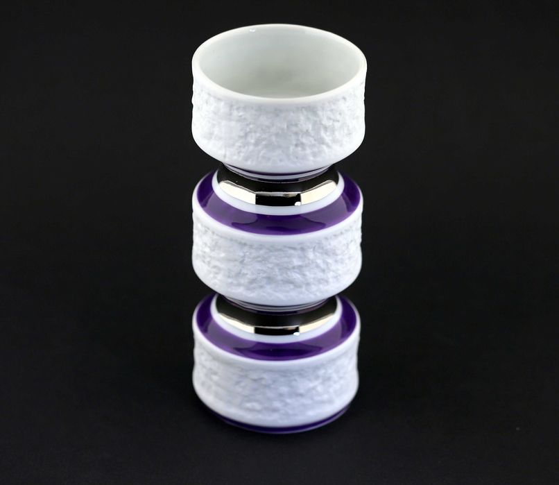 Wazon porcelanowy wys 16cm E. Fenzl Royal Porzellan KPM Niemcy lata 70