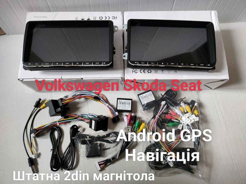 Автомагнитола штатная Android для Volkswagen Skoda Seat VW 2/32Гб 2din