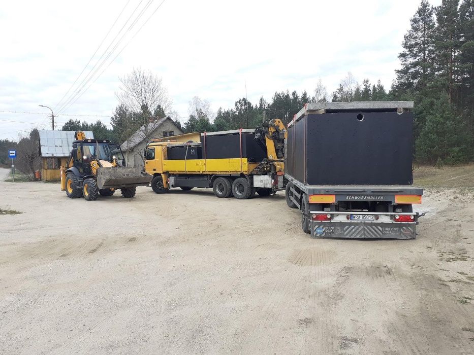 Zbiornik betonowe na szambo Szamba Kompleksowo z WYKOPEM 6,8,9,10,12m3