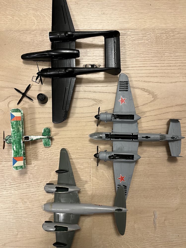 Złom modelarski Novo P-61 Matchbox Mosquito Plasticard TU-2