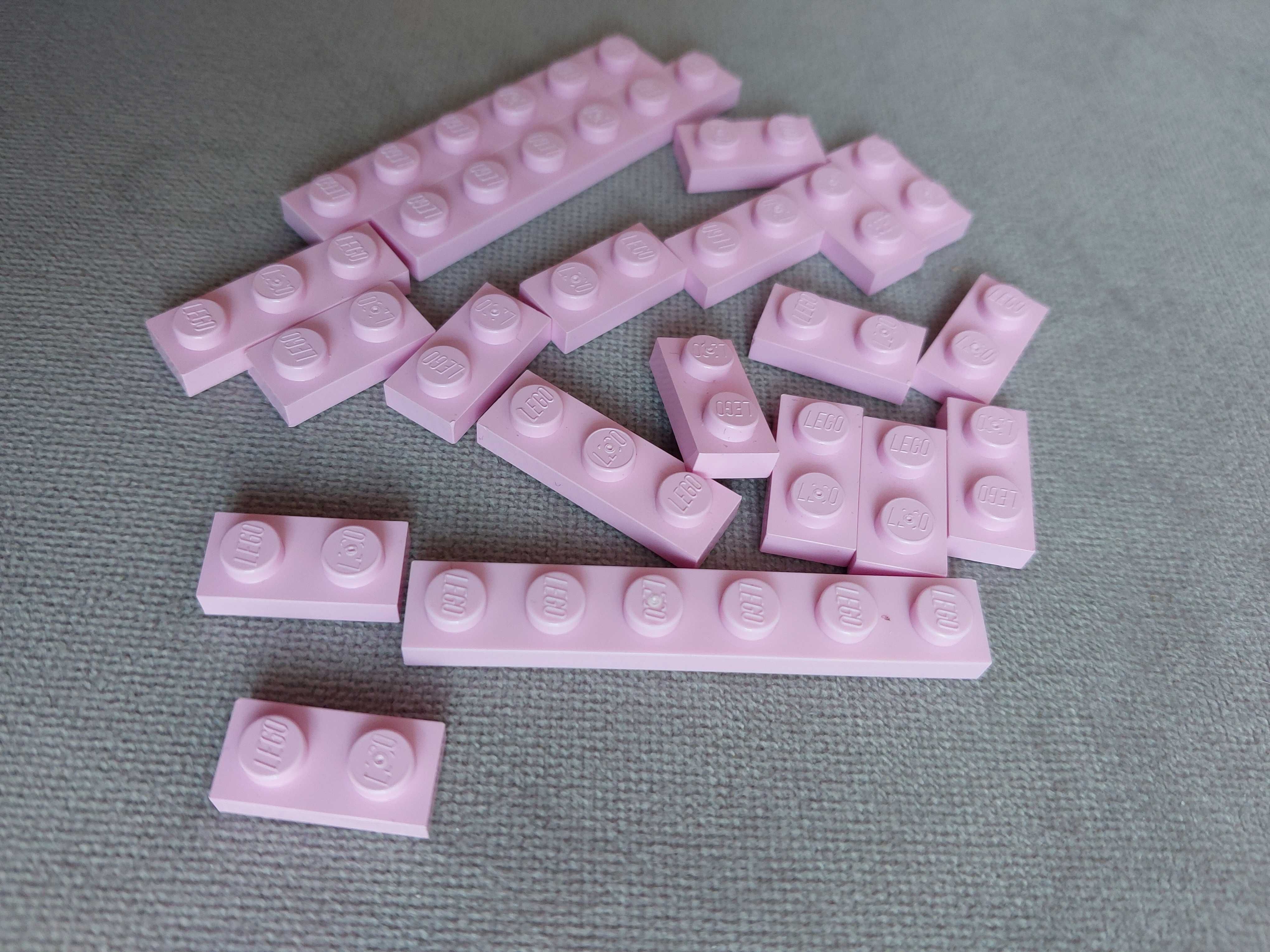 Lego różowe klocki