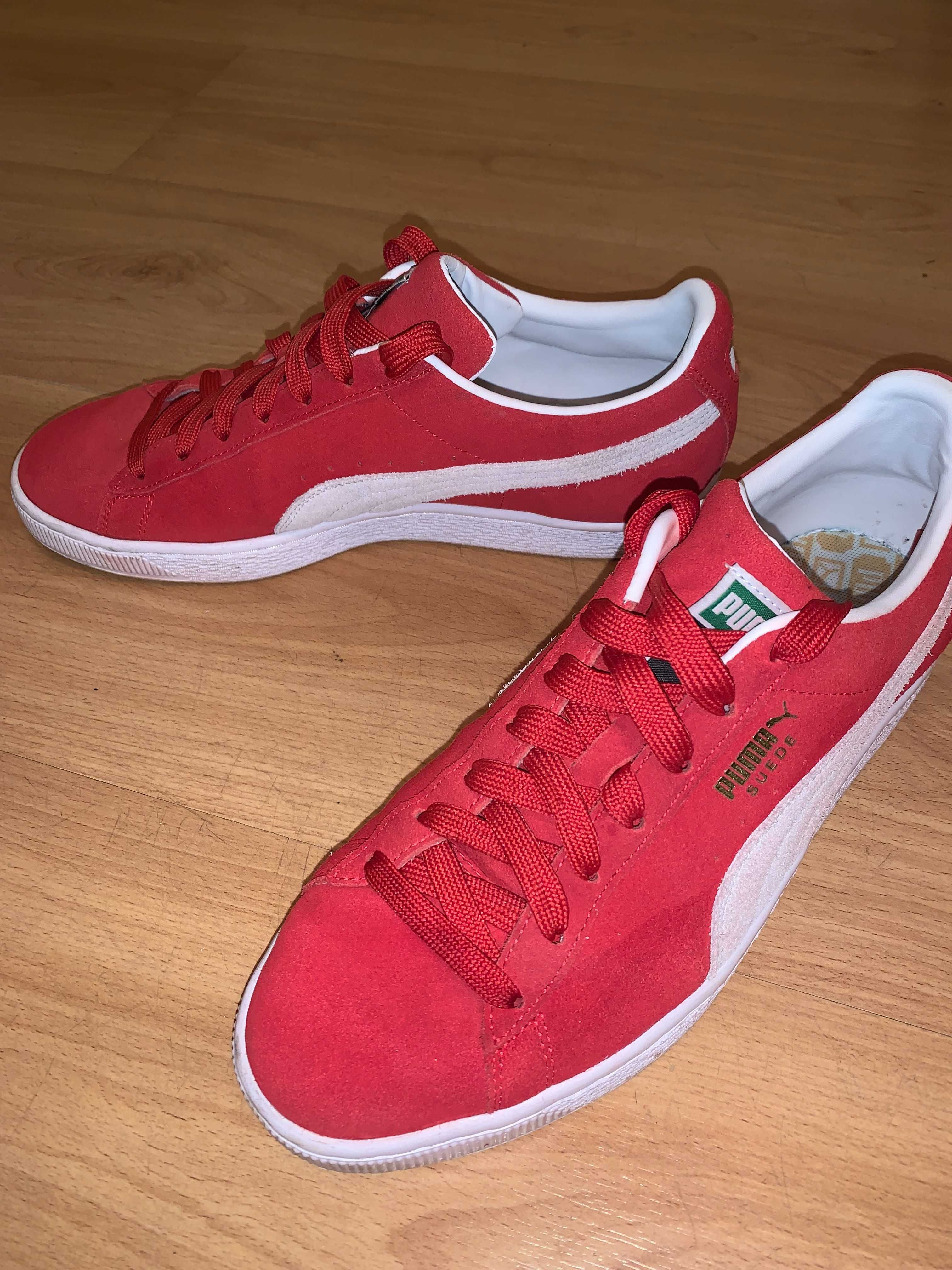 Puma Suede 43 sneakers ténis vermelho