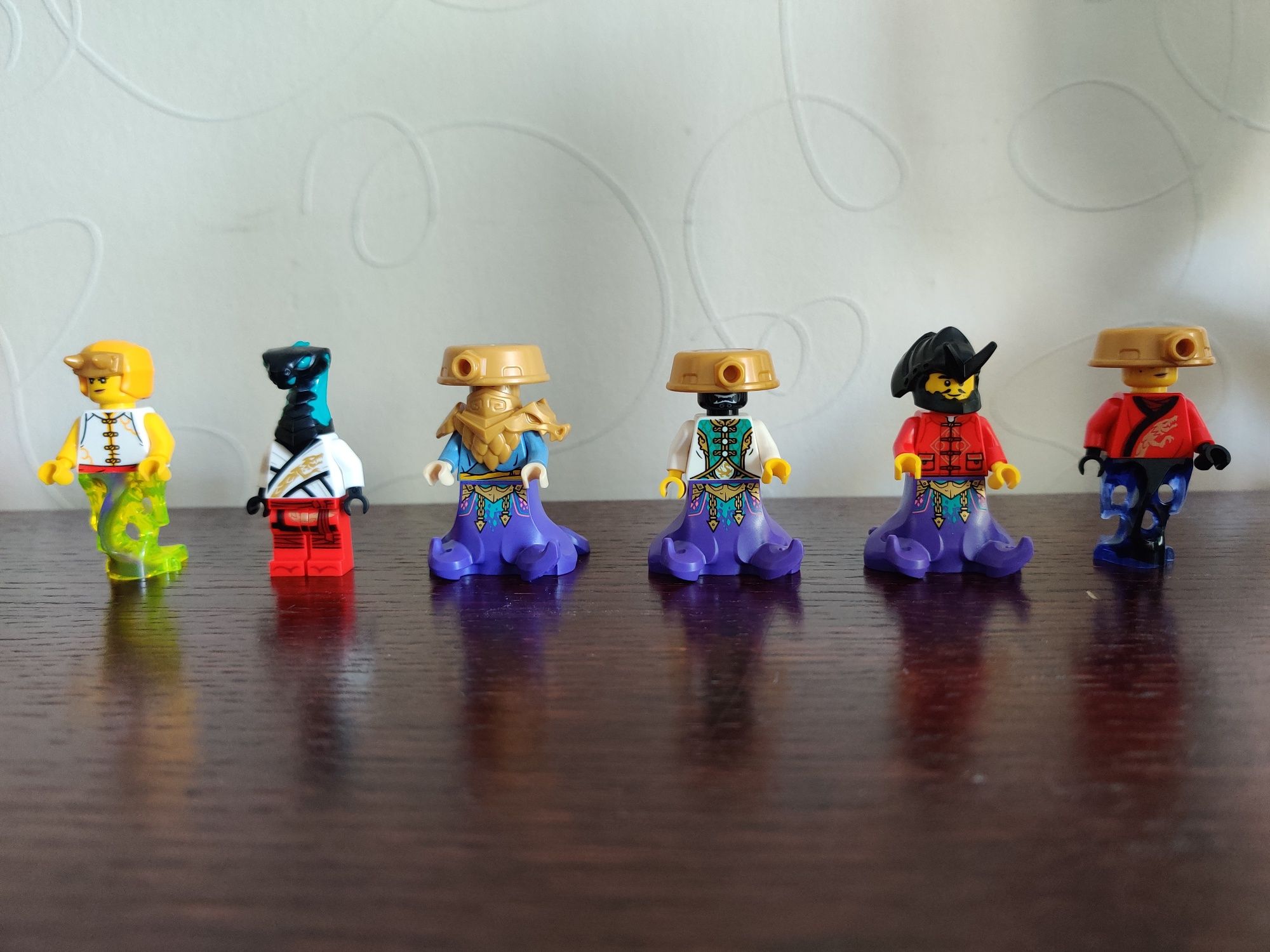 LEGO figurki ludziki ninjago - 6 sztuk - elementy mix