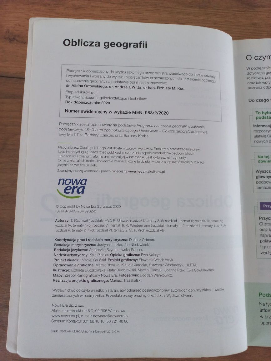 Podręcznik dla liceum ogólnokształcącego i technikum 2