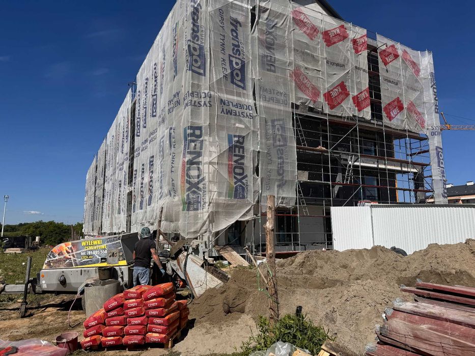 Wylewki maszynowe, Styrobeton