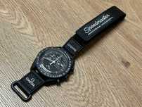 Zegarek Omega Swatch Czarny Snoopy SO33B700 - kolekcjonerski