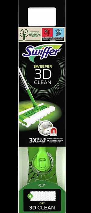 Mop Swiffer 3D – nowy, komplet z wkładami