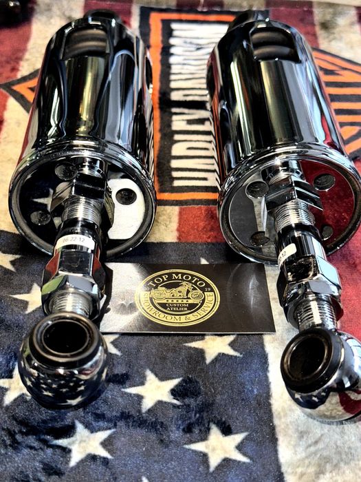 Задні амортизатори Harley Softail 2000-2017, оригінал та тюнінг