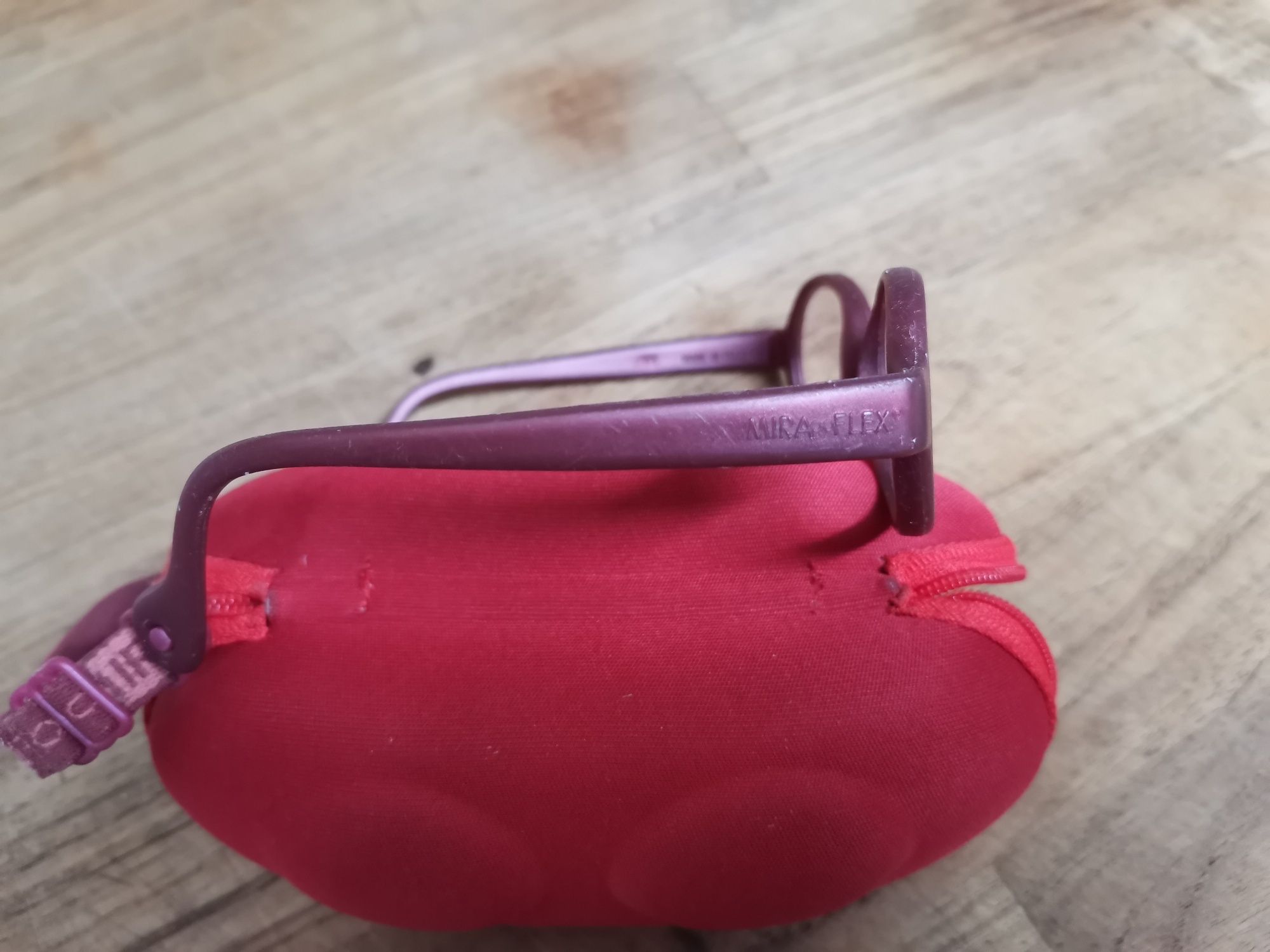 Okulary Miraflex Baby Lux 38/12 bordowe