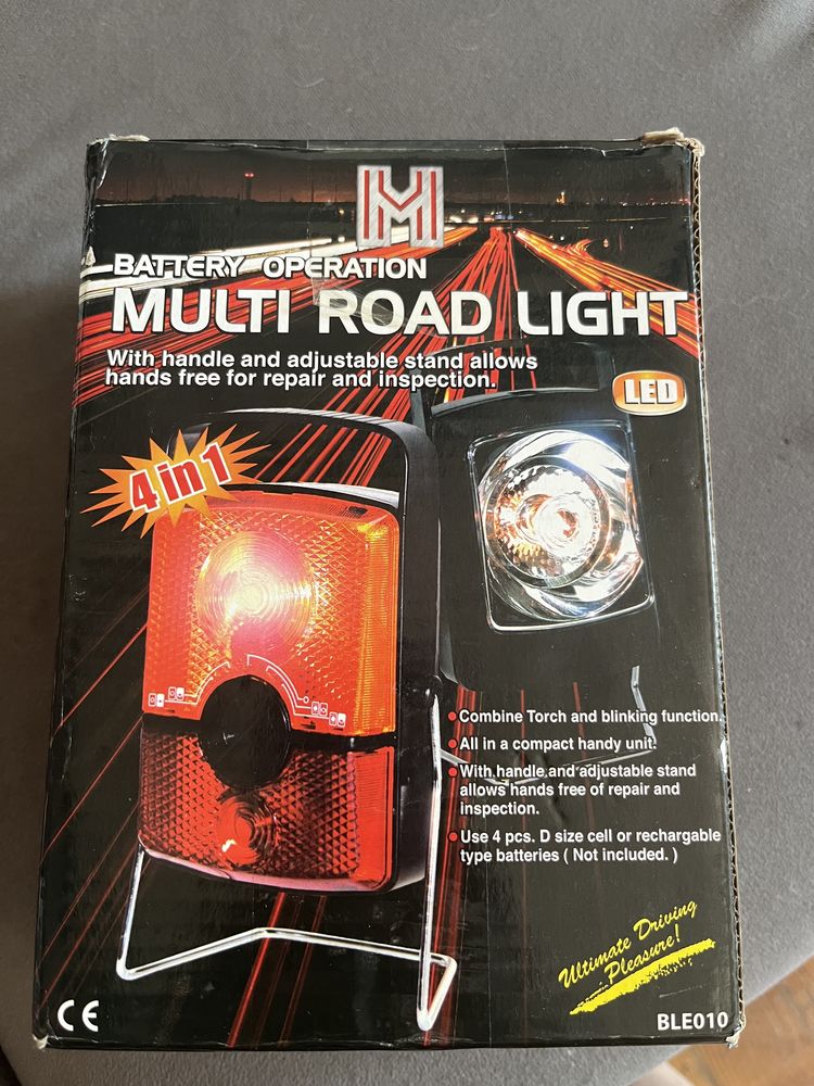 Battery multi road light