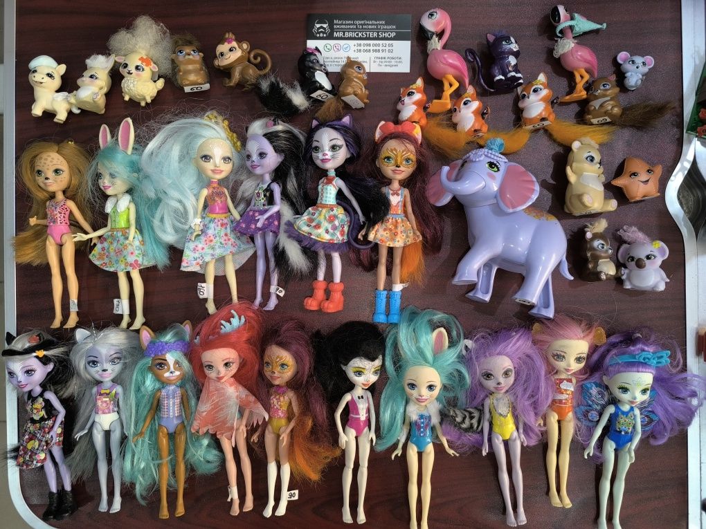 Лялька Enchantimals куклы питомцы Энчантималс олень лисиця