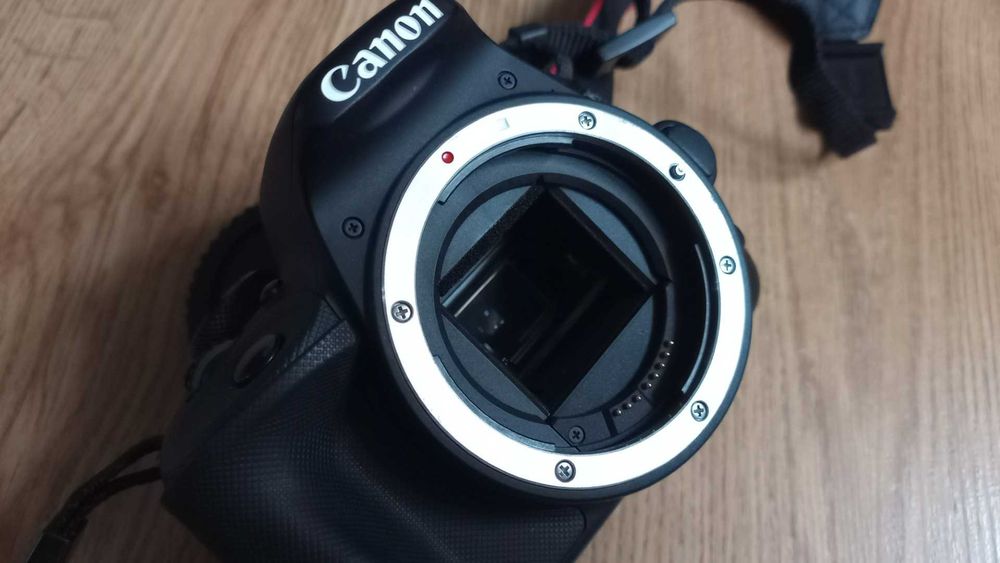Lustrzanka Canon EOS 100D body ZESTAW przebieg 28k - świetny stan