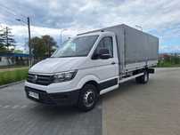 VW Crafter Maxi Rozstaw osi 4.5m  Paka 4.9m 3os Salon PL