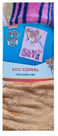 Koc CORAL SKYE PSI PATROL 130x160 nowy