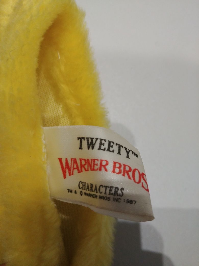 Pacynka maskotka  na rekę żółta kaczorek Tweety z bajki Disney
