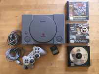 Playstation One + 3 jogos. 35€. Não tenho o cabo que liga à TV,