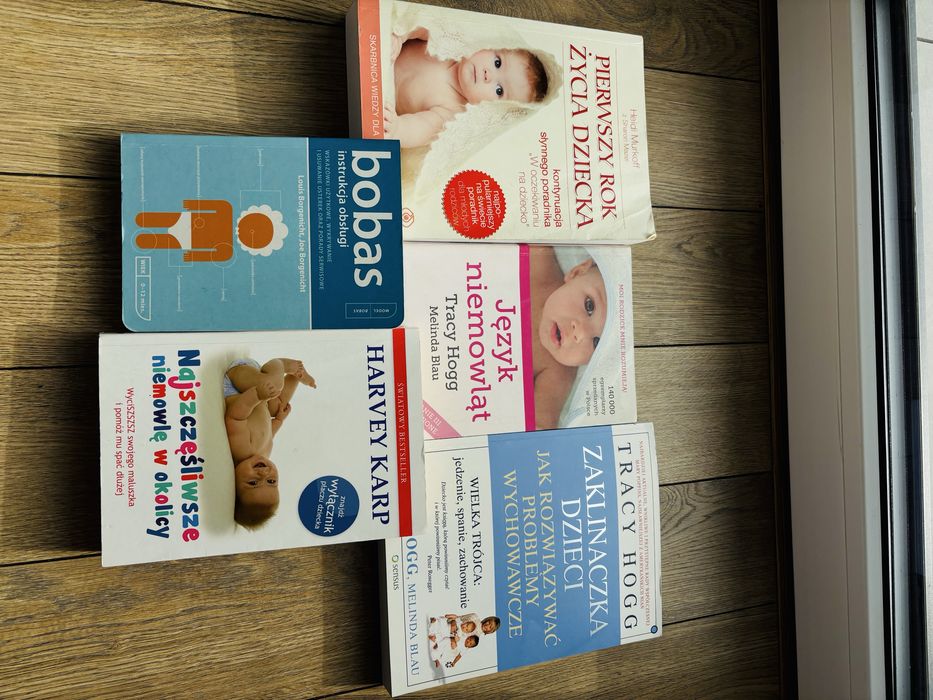 Książki 6szt dziecko bobas śpioch najszczęśliwszy