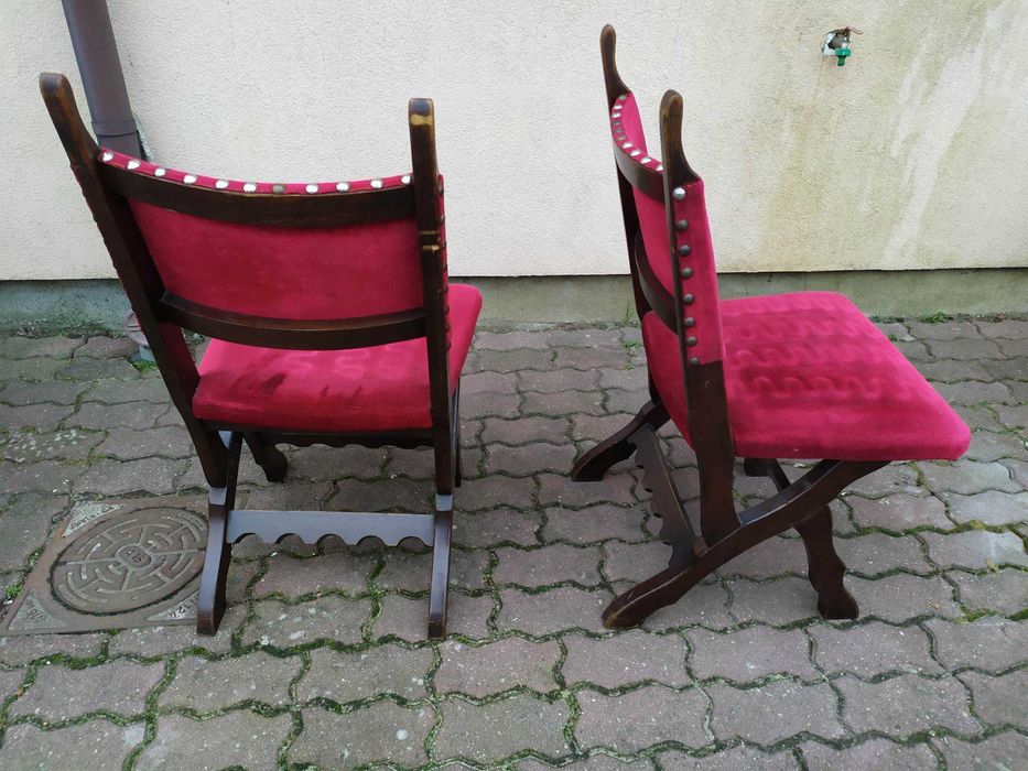 Krzesła wykonywane i zdobione ręcznie