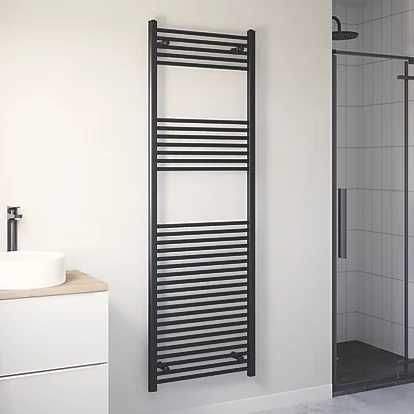 Grzejnik łazienkowy drabinka 922W 1800x600 czarny Flomasta 3146BTU