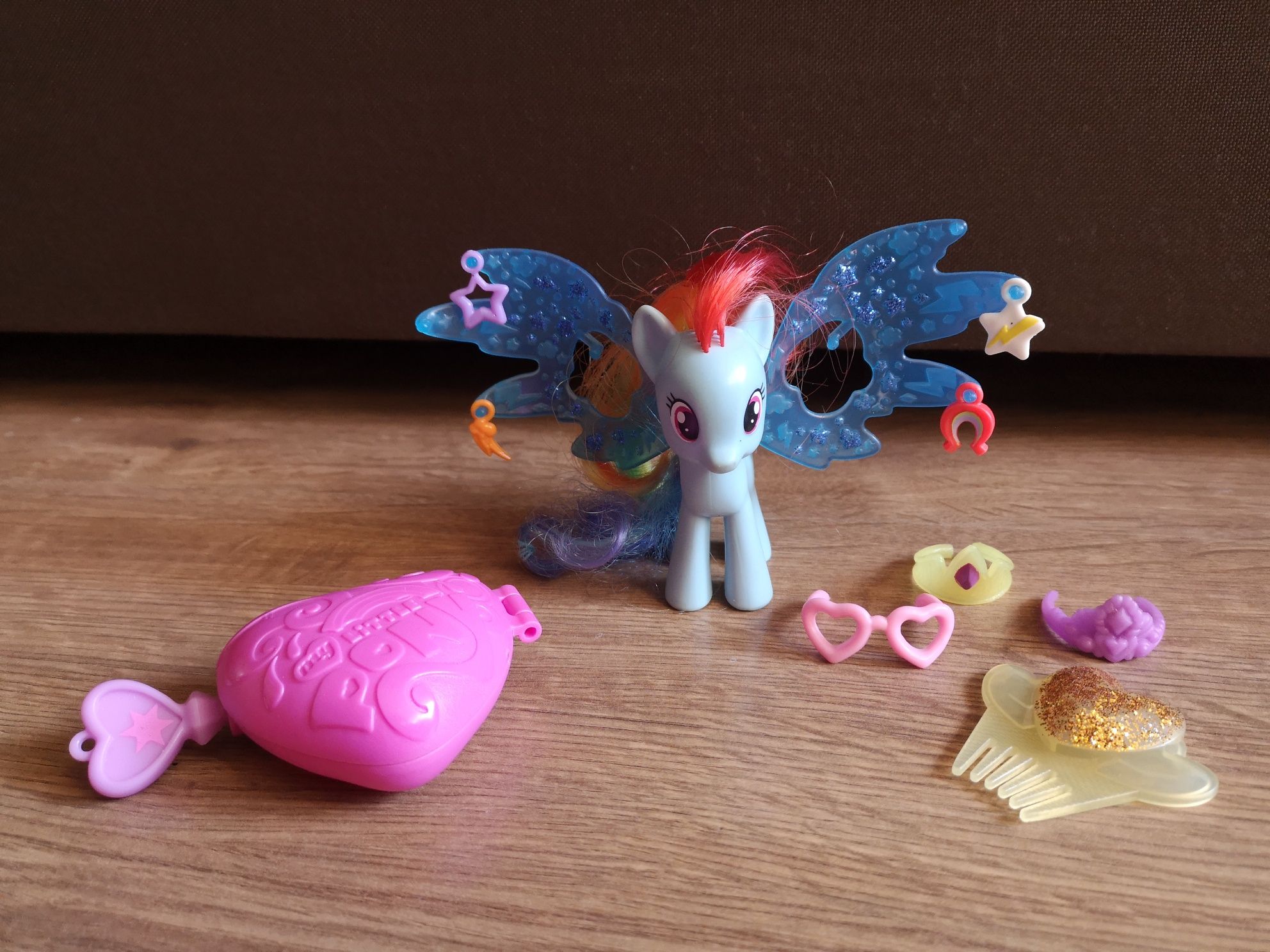 My little Pony Rainbow Dash, serce medalion