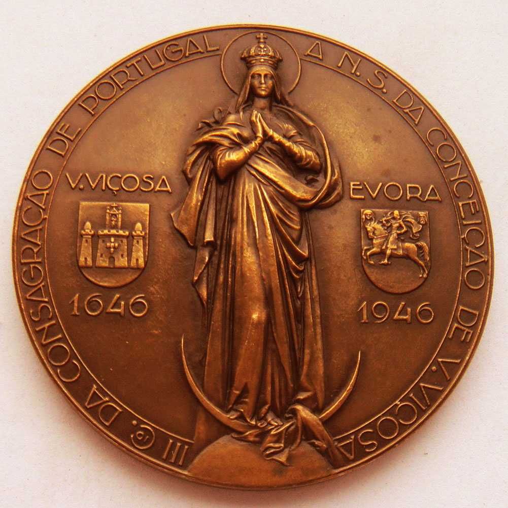 Medalha de Bronze Rei D João IV Nª Sra da Conceição por JOÃO DA SILVA