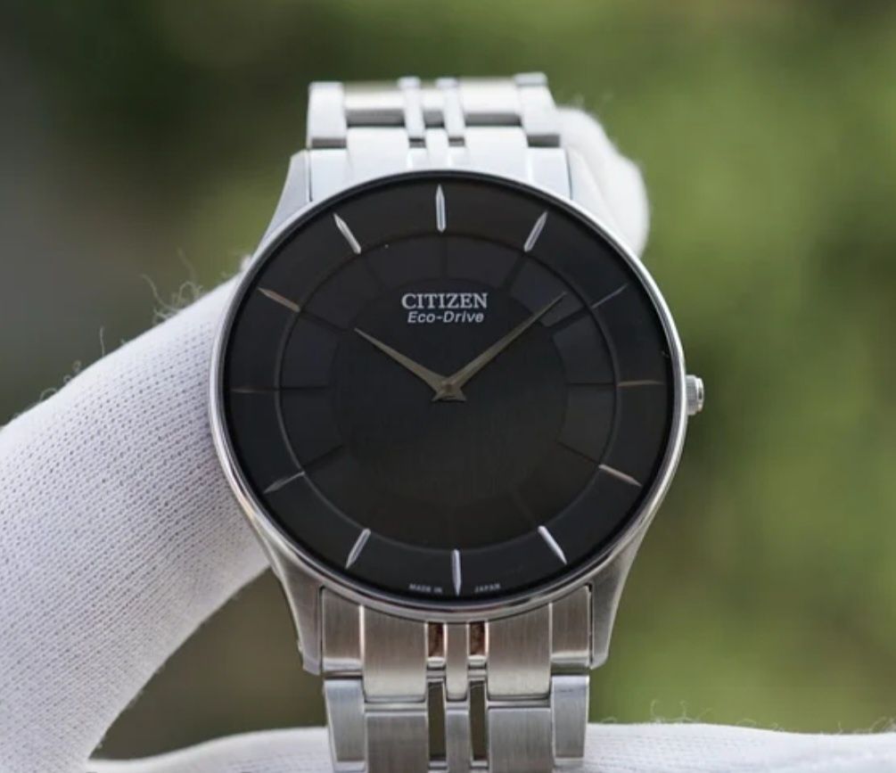 Мужские часы Citizen eco-drive stiletto saphire made in Japan