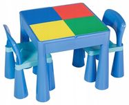 Stolik dzieciecy TEGA BABY MAMUT z dwoma krzeselkami i blatem do LEGO!