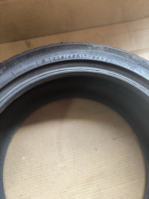 2x 225/45R17 94V IMPERIAL SNOWDRAGON UHP Opona zimowa DEMO XL rant
