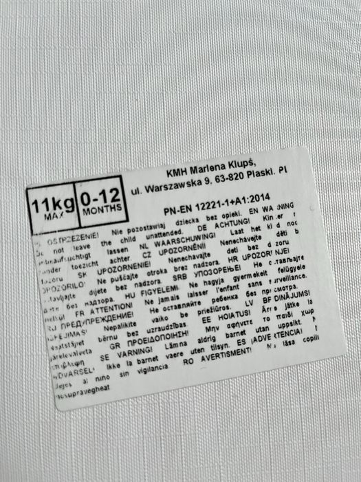 Przewijak twardy Albero Mio „Abi”, 47×70 cm