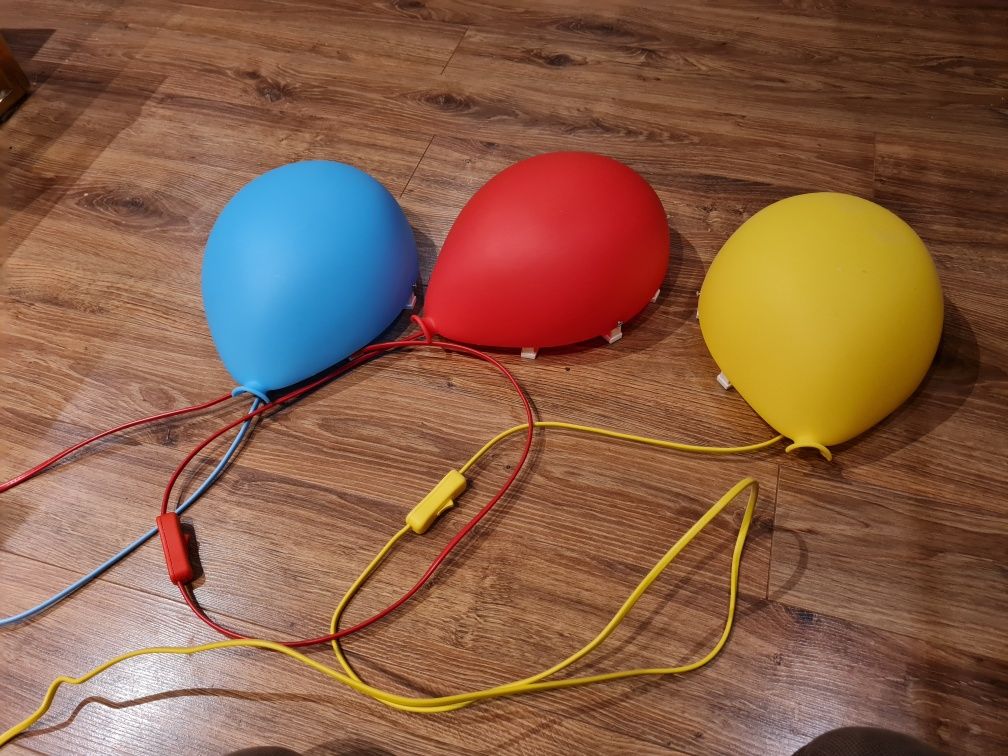 Zestaw lampek sciennych - balonik z Ikea