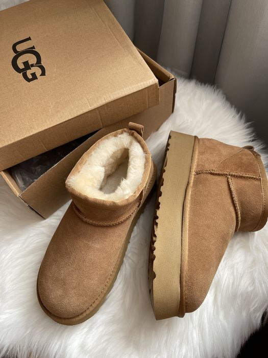 Угги Ugg Ultra Mini Platformi 3,5cм повністю натуральні