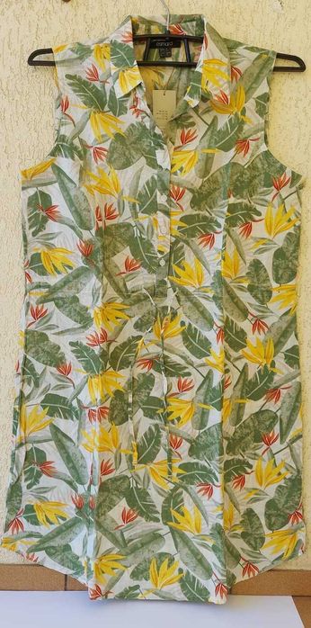 Платье летнее льняное Esmara, до колен, размер 40 (EUR/DE)