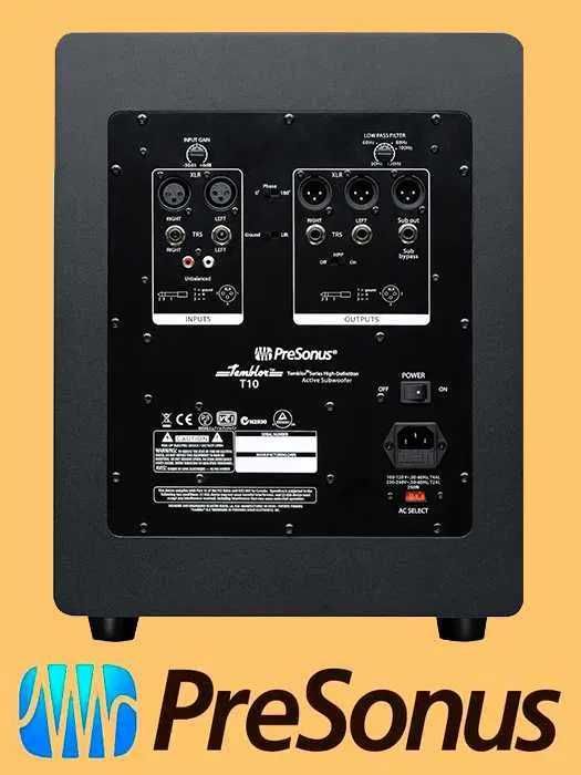Сабвуфер PreSonus T8/T10 — для студії й дому + гарантія