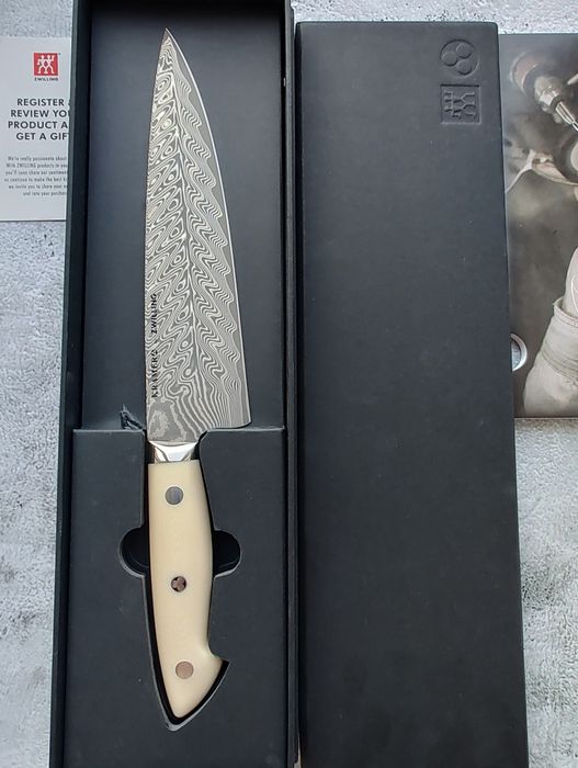 Японский Шеф нож 20 см Zwilling Miyabi Kramer дамаск 101 слой