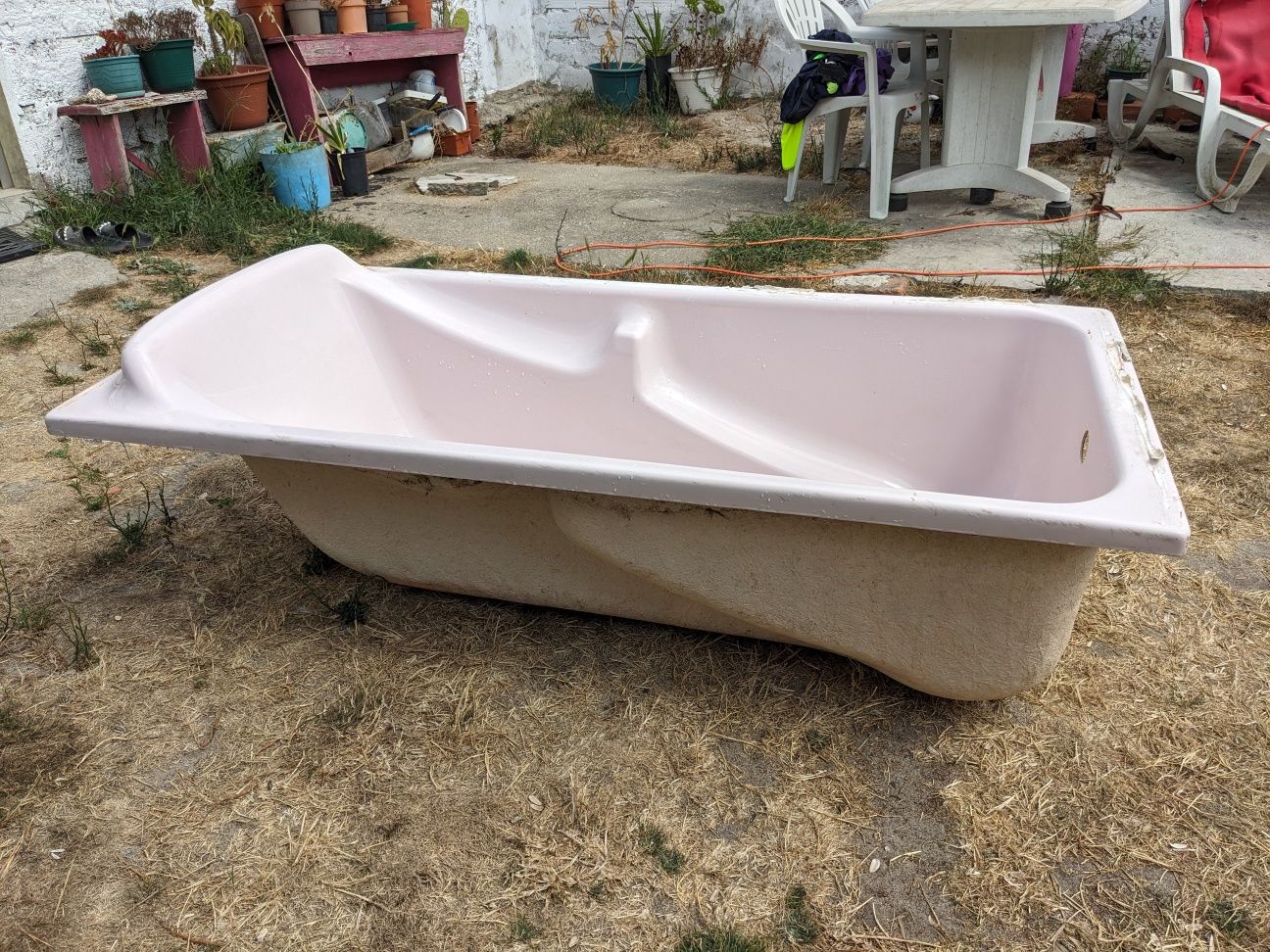 Banheira acrílico Cor-de-rosa claro 160X74