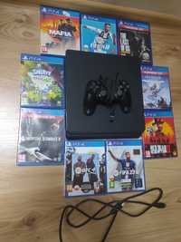 PlayStation 4 slim 9 gier.