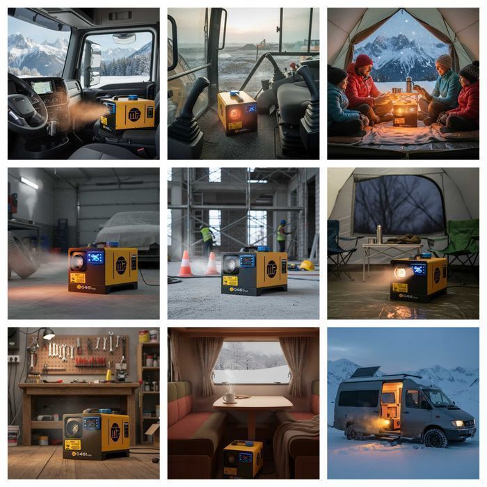 NOWA Nagrzewnica Olejowa MP0461 9 kW Majster Samochodowa Webasto FV