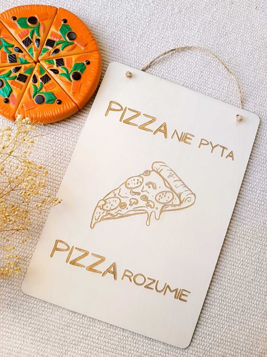 Tabliczka dekoracyjna na ścianę PIZZA grawer prezent