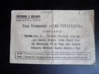 Itinerário de 1954 : 'Grupo Excursionista Alma Portuguesa'