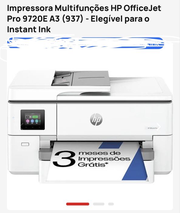 Impressora Multifunções HP OfficeJet Pro 9720E A3 (937)