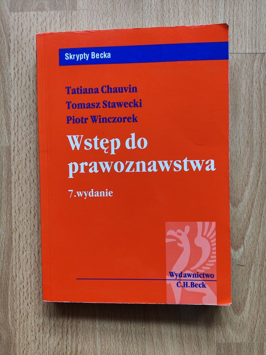 Wstęp do prawoznawstwa wydanie 7 wydawnictwo Beck